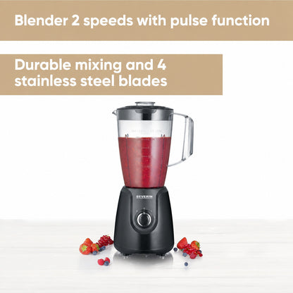 Severin SM 3707 Blender 1.5L Black 600W