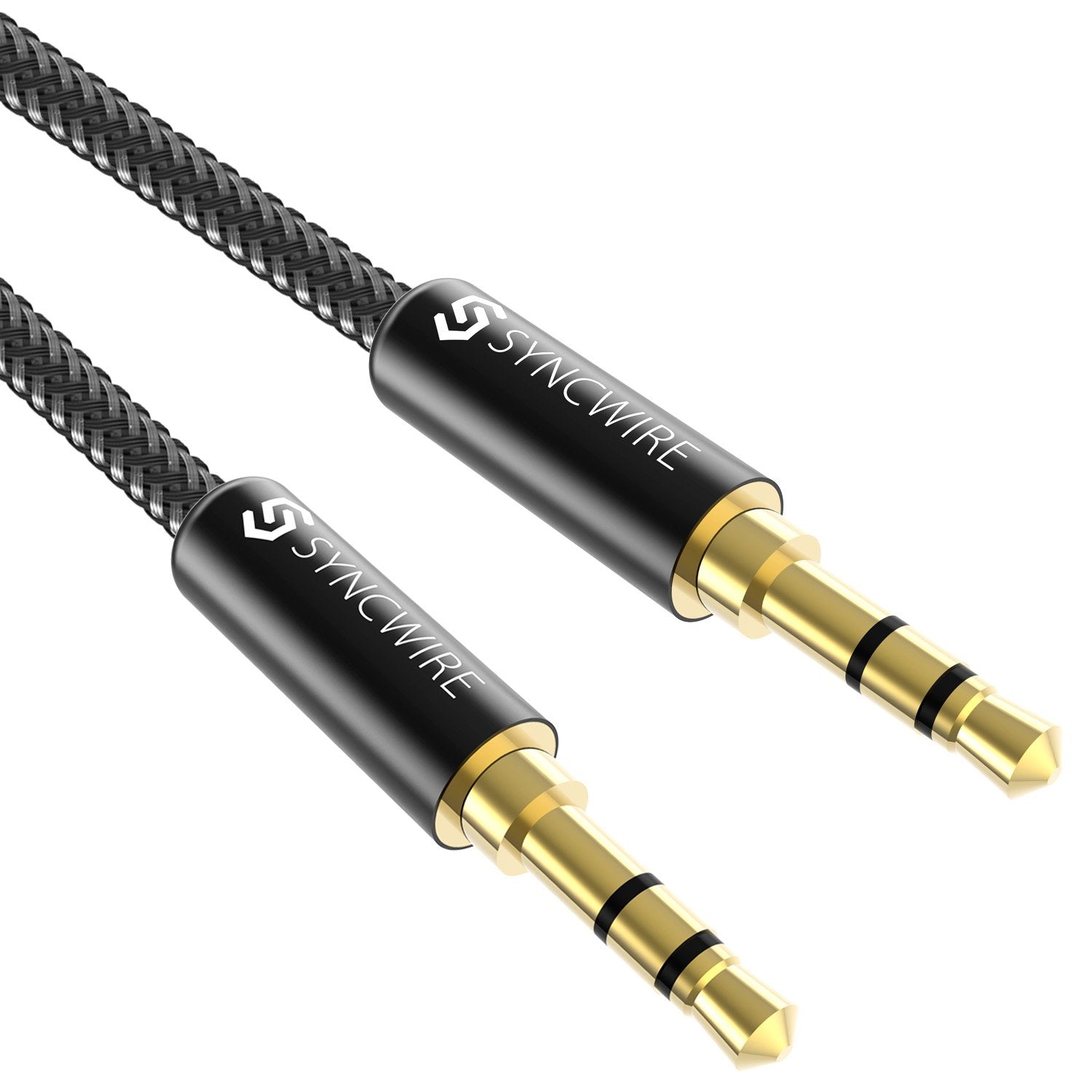 Syncwire SW-SC023 3.5mm Male to Male Nylon Braided Aux Cable