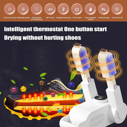 EPROICKS Portable Electric Shoe Dryer with Timer and Antibacterial Light - Gomix Brands Outlet