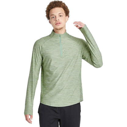 All in Motion Men's Quarter Zip Pullover Light Green Small