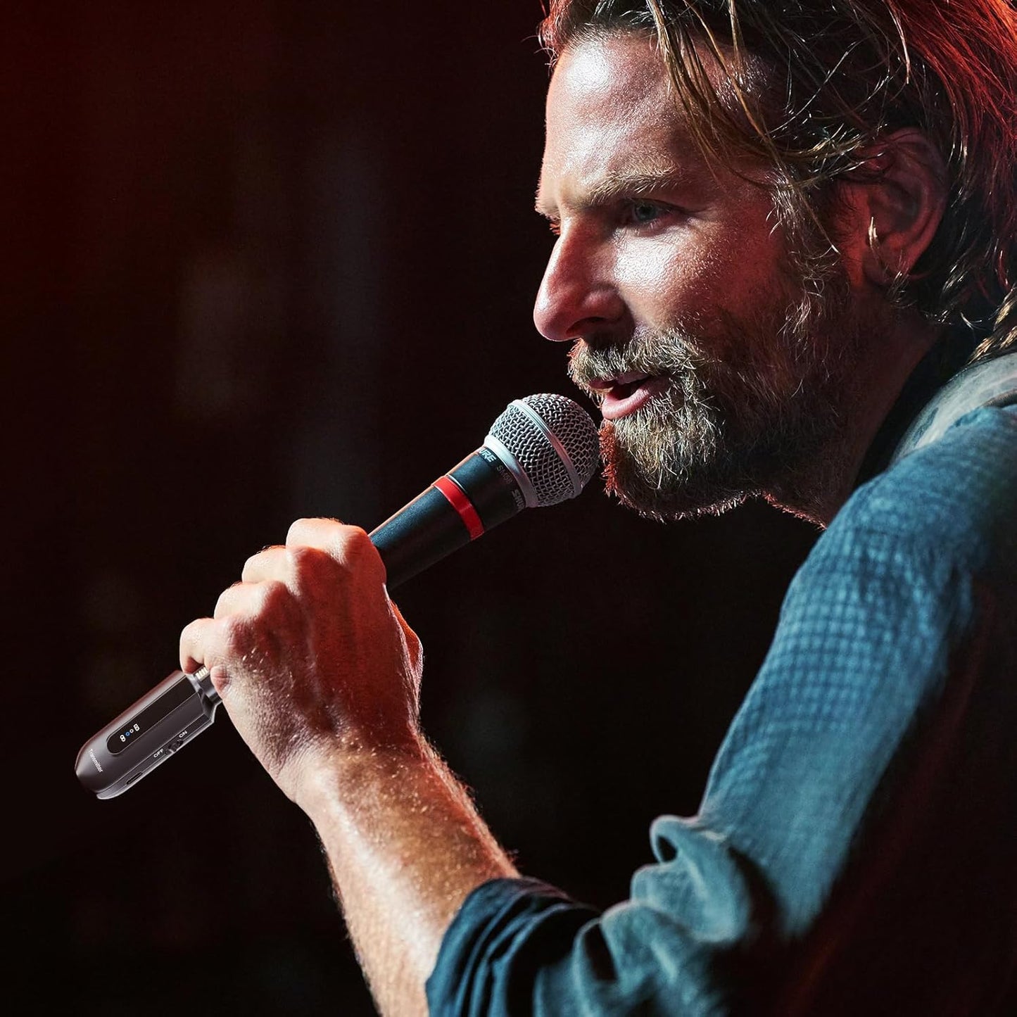 XIAOKOA 2.4GHz XLR Wireless Transmitter & Receiver for Microphones