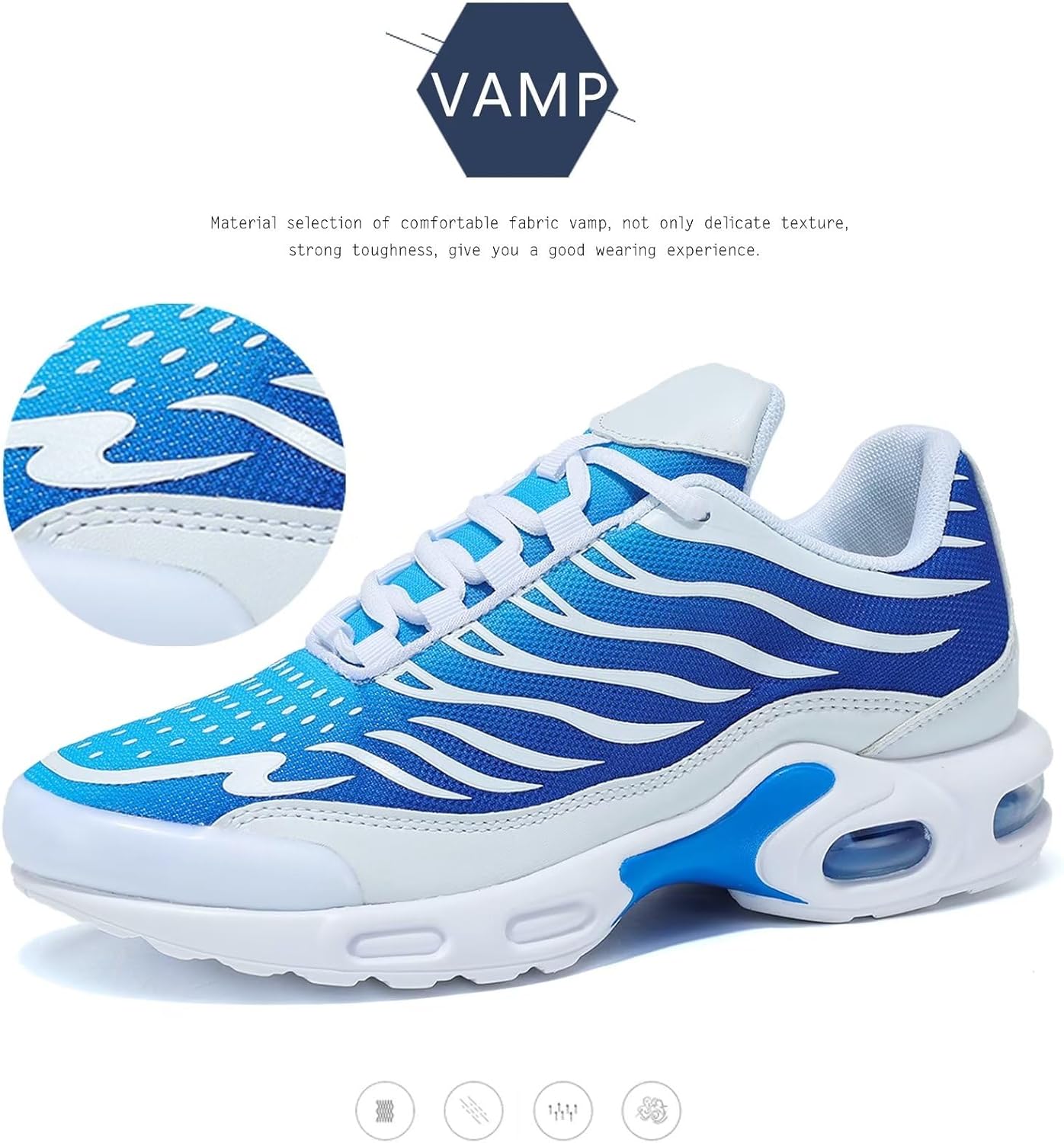 KEEZMZ Men's Low-Top Running Shoes – Breathable, Lightweight, Comfortable