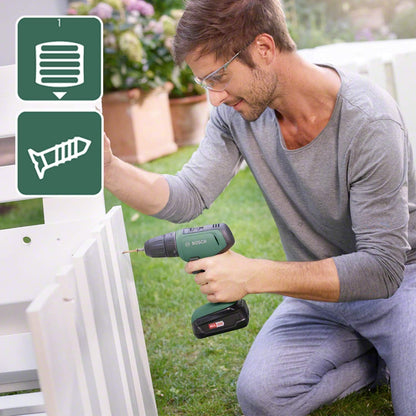 Bosch 18V Cordless Drill UniversalDrill with 2-Speed Gearbox