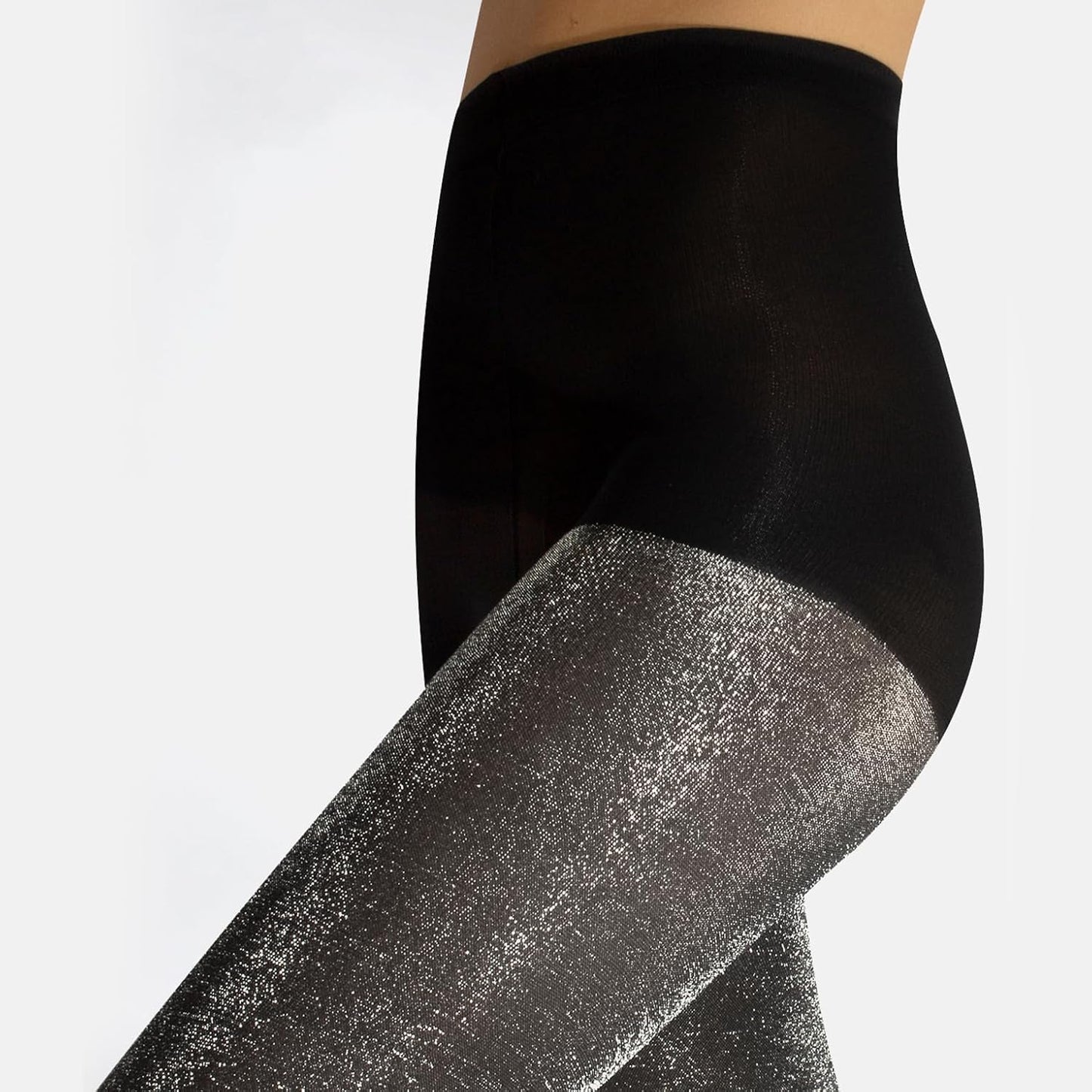 Calzitaly Lurex Opaque Tights Gold Silver Copper Blue Bordeaux Leopard