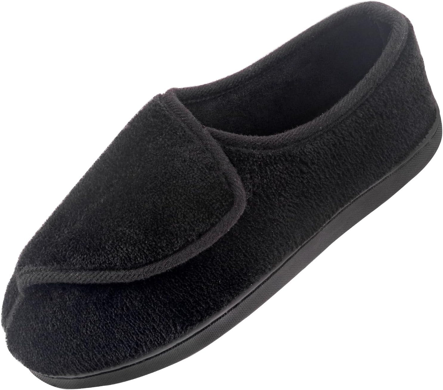 Women's Adjustable Memory Foam Diabetic Arthritis Edema House Slippers