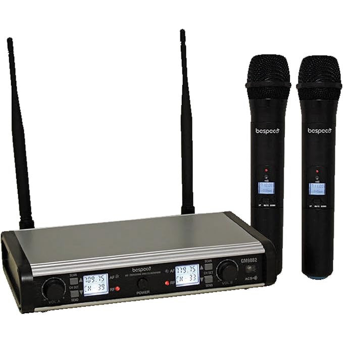Bespeco GM9882 Wireless Microphone System - Crystal Clear Audio