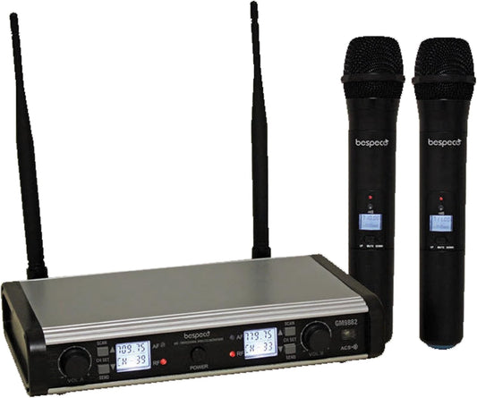 Bespeco GM9882 Wireless Microphone System - Crystal Clear Audio