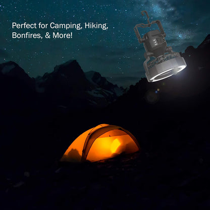 Portable LED Lantern with Fan: 2-in-1 Battery Powered Light and Cooling