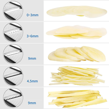 MILcea W1025-1 Mandoline Slicer Black