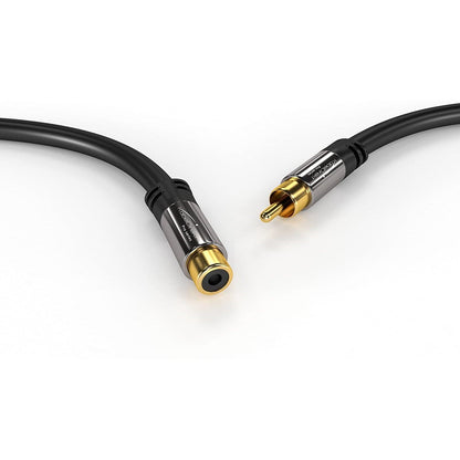 KabelDirekt RCA Extension Cable Digital Coaxial Audio Video 75 Ohm