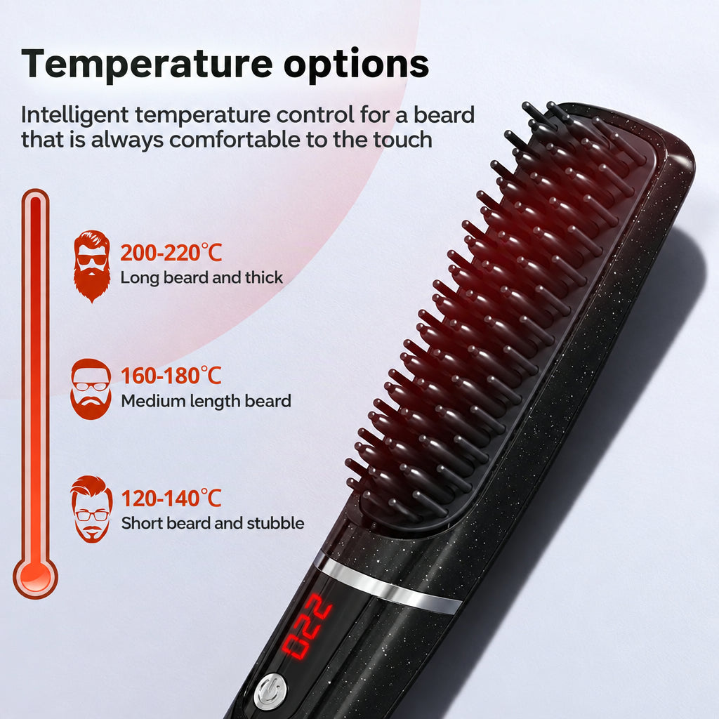YAIAWISU Beard Straightening Brush A6288