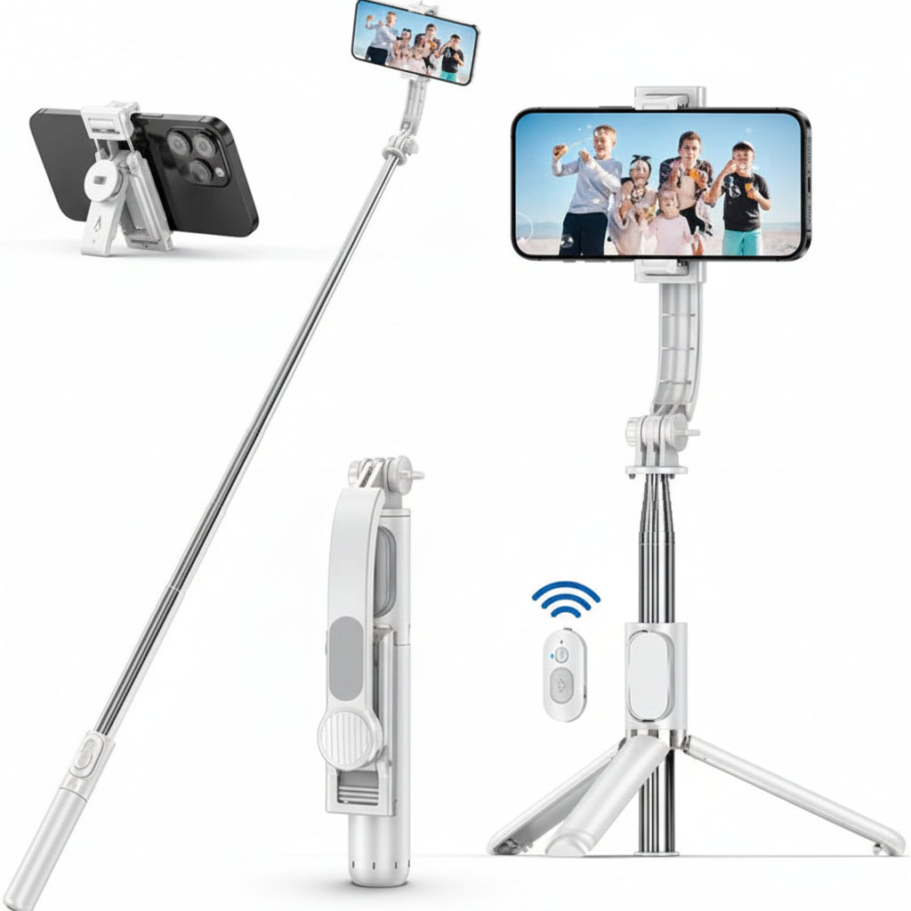SelfieShow Extendable Selfie Stick Tripod with Wireless Remote