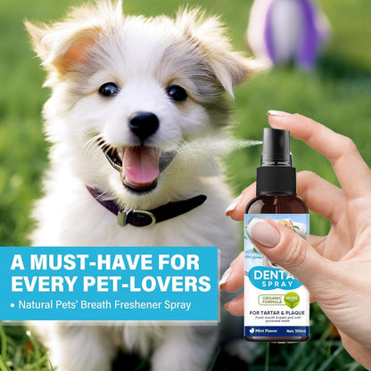ATUIO Pet Dental Spray for Dogs and Cats 100ml