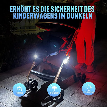 Amteker Rechargeable Pram Light with 12 LED Pro - Gomix Brands Outlet