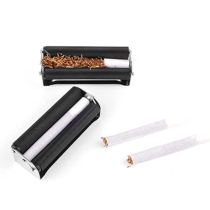 IRYNA Manual Tobacco Rolling Machine 70mm Stainless Steel Cigarette Roller