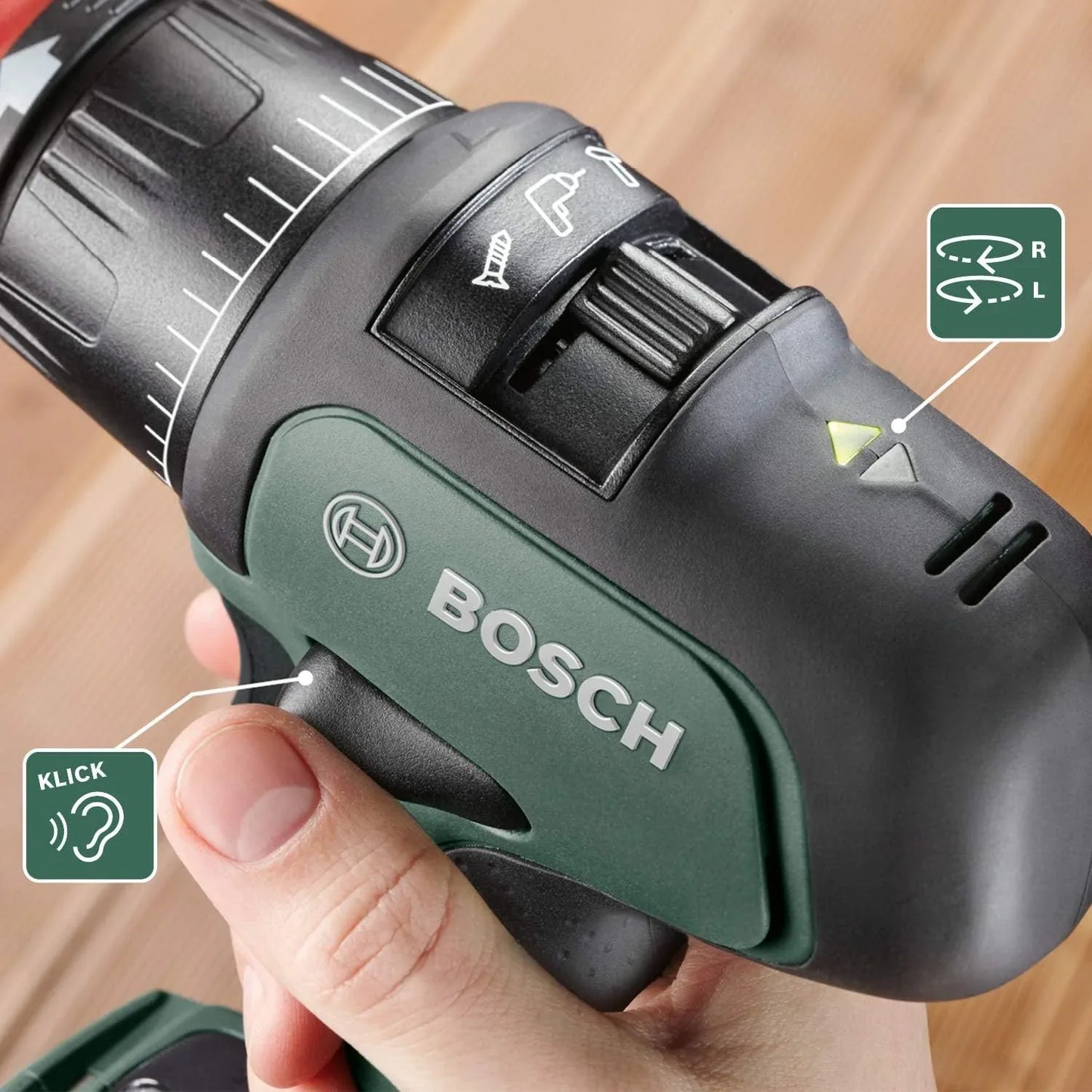 Bosch 18V AdvancedImpact Cordless Drill Driver, Bare Tool including battery and battery charger - Gomix Brands Outlet
