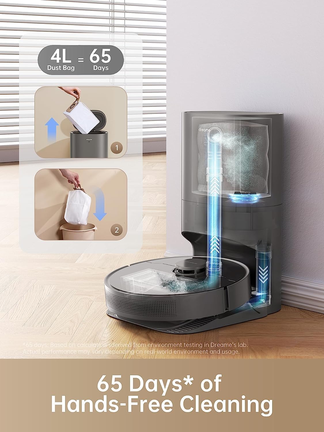Dreame D10s Plus Robot Vacuum Mop: Smart Cleaning, Self-Emptying, Powerful Suction