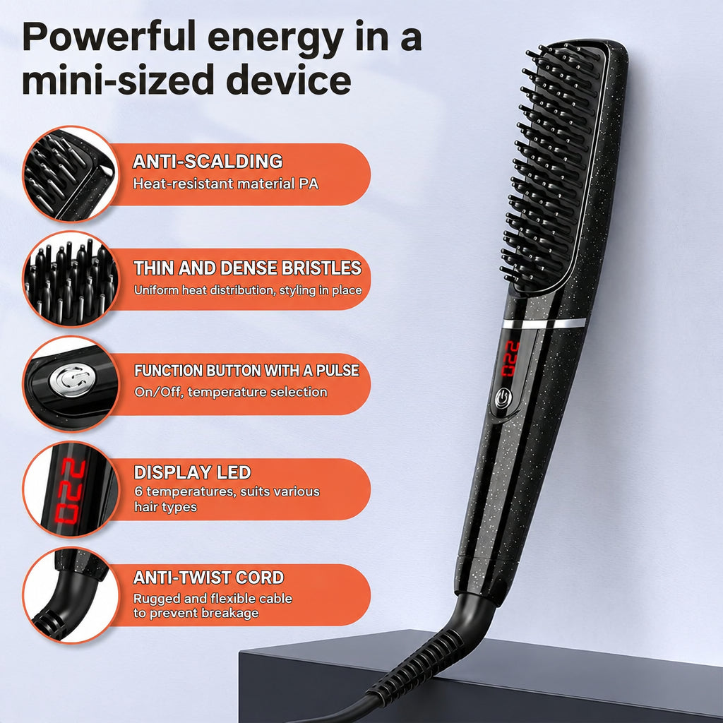 YAIAWISU Beard Straightening Brush A6288
