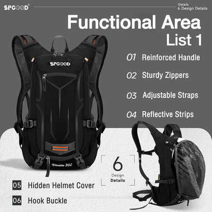 Waterproof Ultralight Bike Backpack 20L/25L/30L with Rain Cover