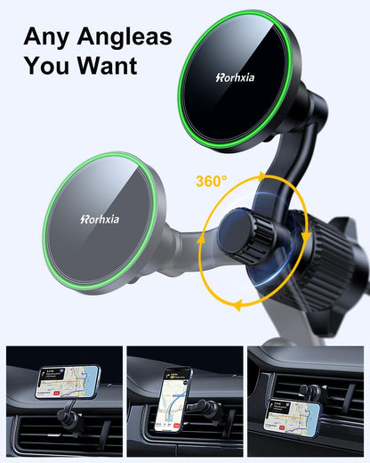 Rorhxia Magnetic Safe Car Mount Charger