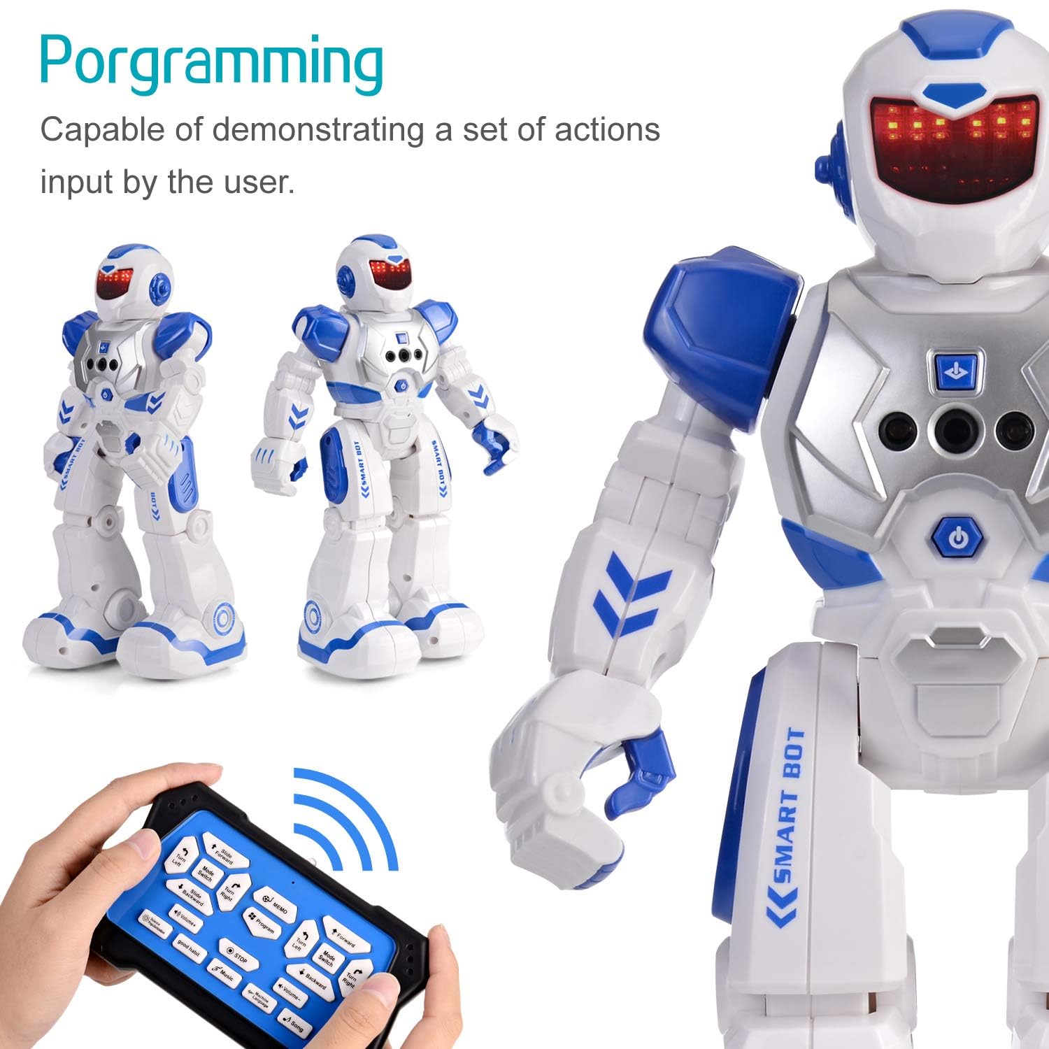 Jack Royal Crazon Programmable Robot with Gesture Control Walking Singing