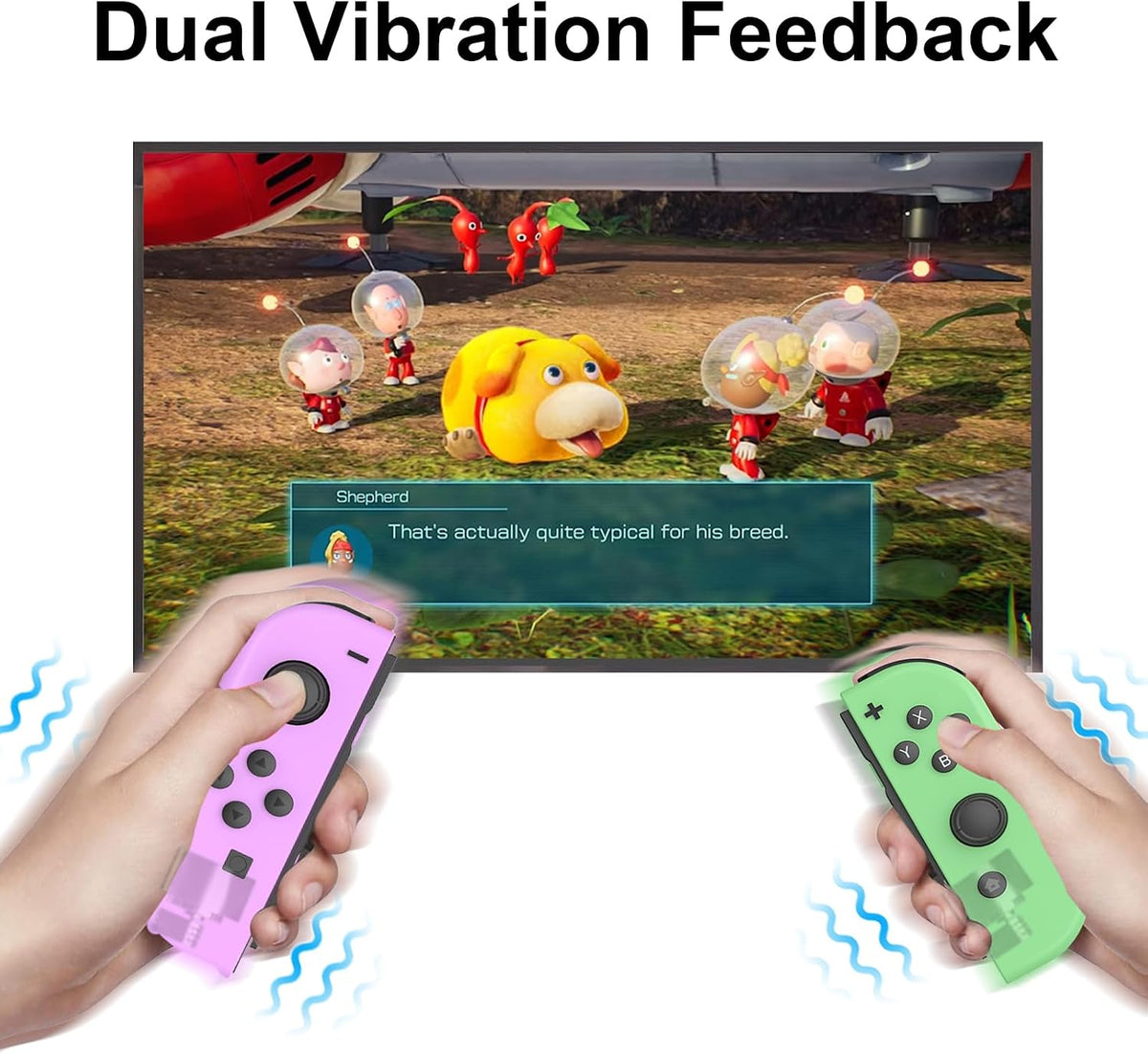 Vinkarpe Wireless Replacement Controller for Switch/OLED/Lite