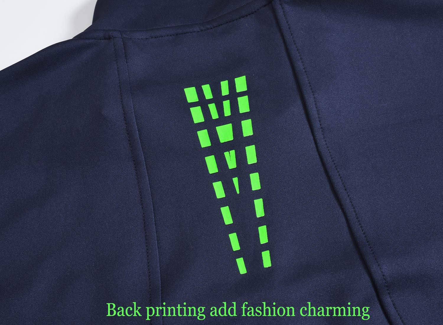 Rdruko Men's Lightweight Athletic Full Zip Track Jacket Blue Green