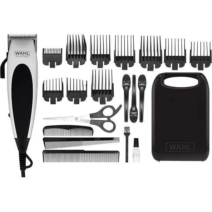 Wahl Home Pro Corded Hair Clipper Trimmer Men's Grooming Kit Precision Blades