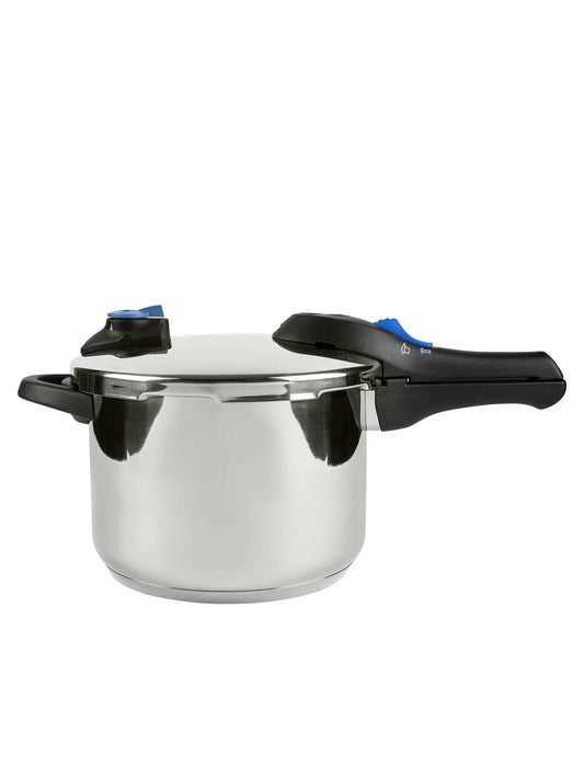 Premium Stainless Steel Pressure Cooker for Fast, Delicious Meals, 6-Quart Capacity