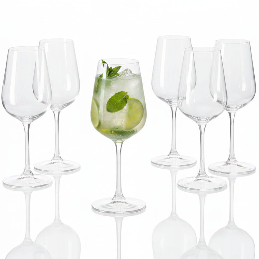 Ernesto Crystal Wine Glass Set 6-Piece 410 ml