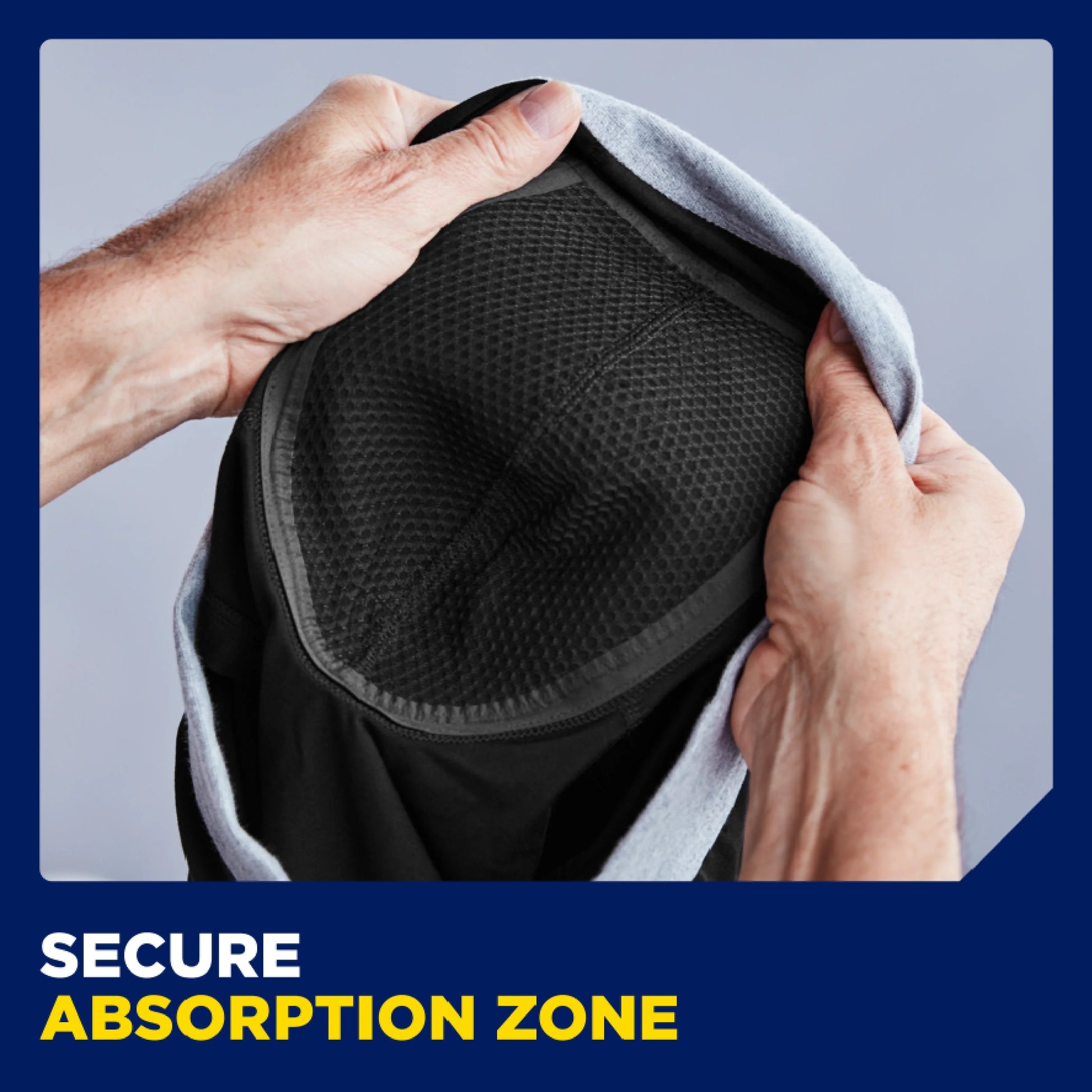 TENA Men's Washable Protective Boxer Light Leak Incontinence Underwear