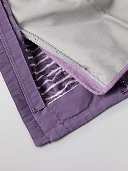 Polarn O. Pyret Kids' Flexisize Windproof Waterproof Jacket - Growth Adjustable