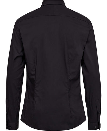 Tiger of Sweden Filbrodie Slim Fit Black Dress Shirt
