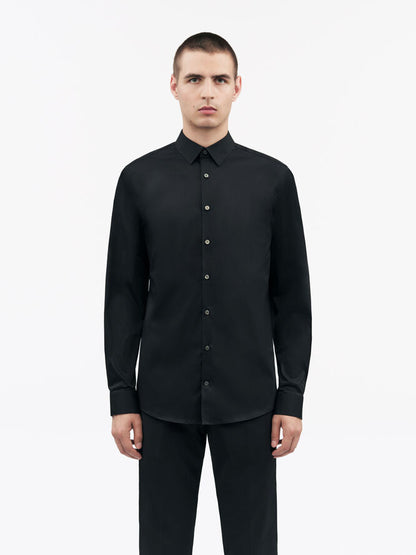 Tiger of Sweden Filbrodie Slim Fit Black Dress Shirt