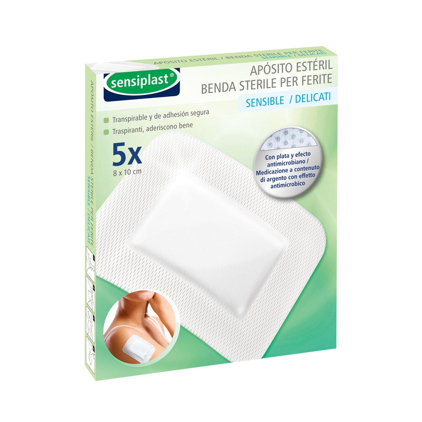Sensiplast Plaster Set 5-Piece Breathable