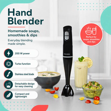 Progress Hand Blender 200W Black