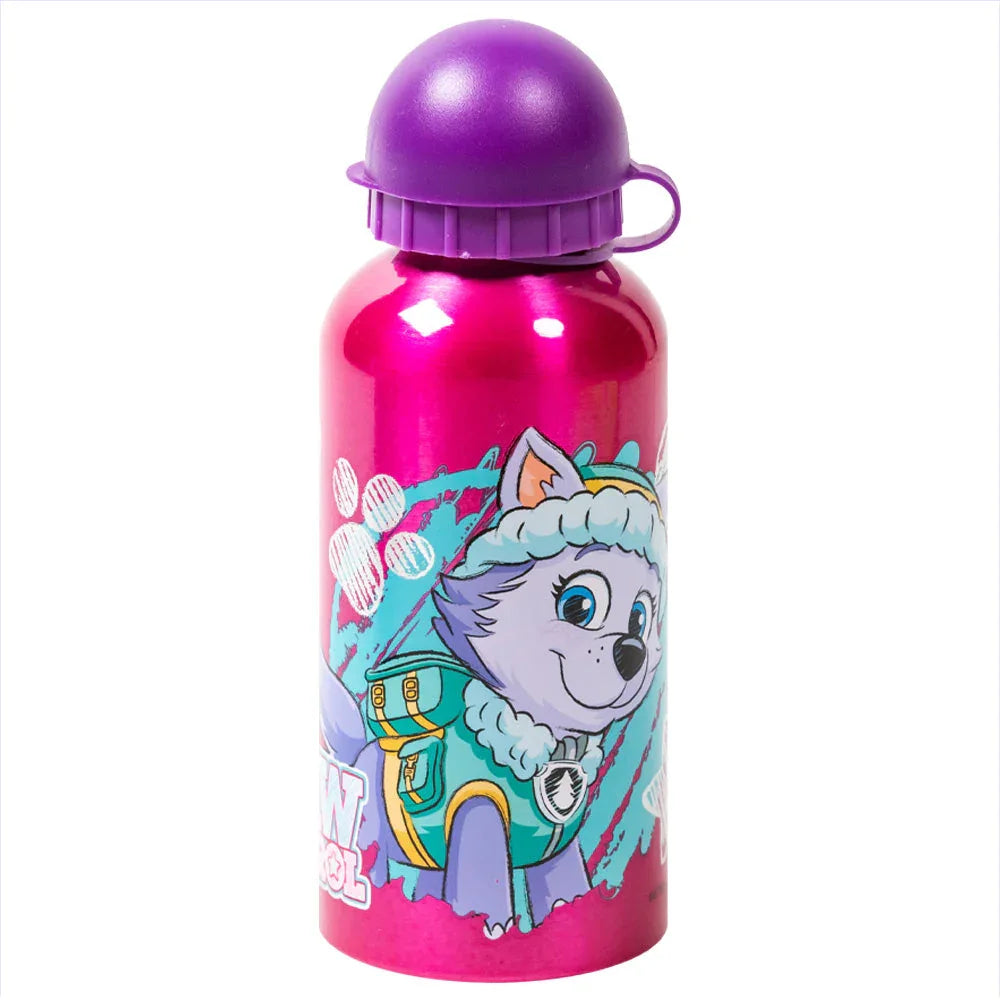 Kids' Aluminum 400ml Water Bottle Paw Patrol Girl Sketch Essence - Gomix Brands Outlet