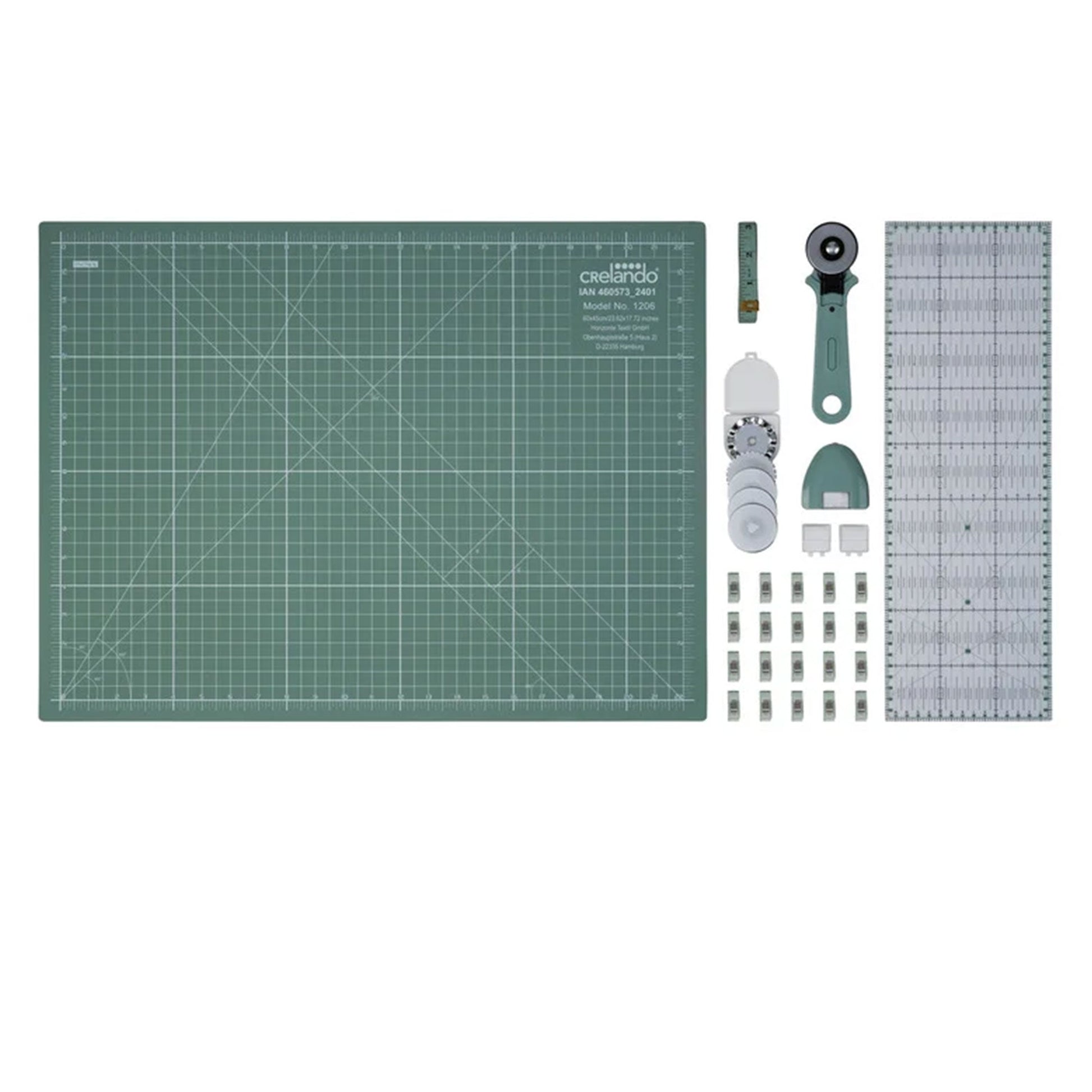 Crelando Cutting Mat With Accessories 33-Piece