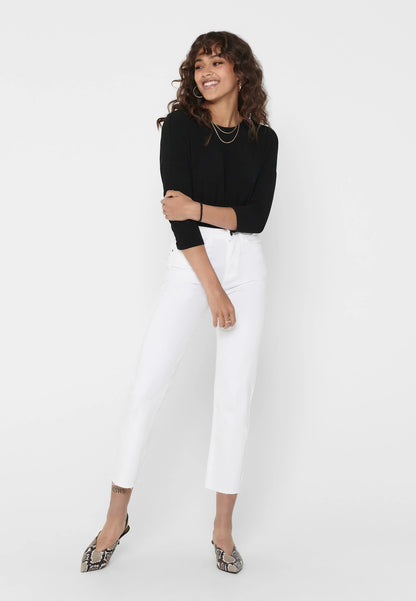 ONLY Women's Glamour JRS NOOS Black Long Sleeve Top - Soft & Versatile