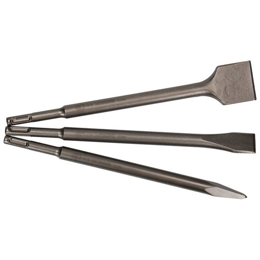 HiKOKI SDS-Plus Chisel Set 250mm - 3 Piece Demolition & Chiseling Tools