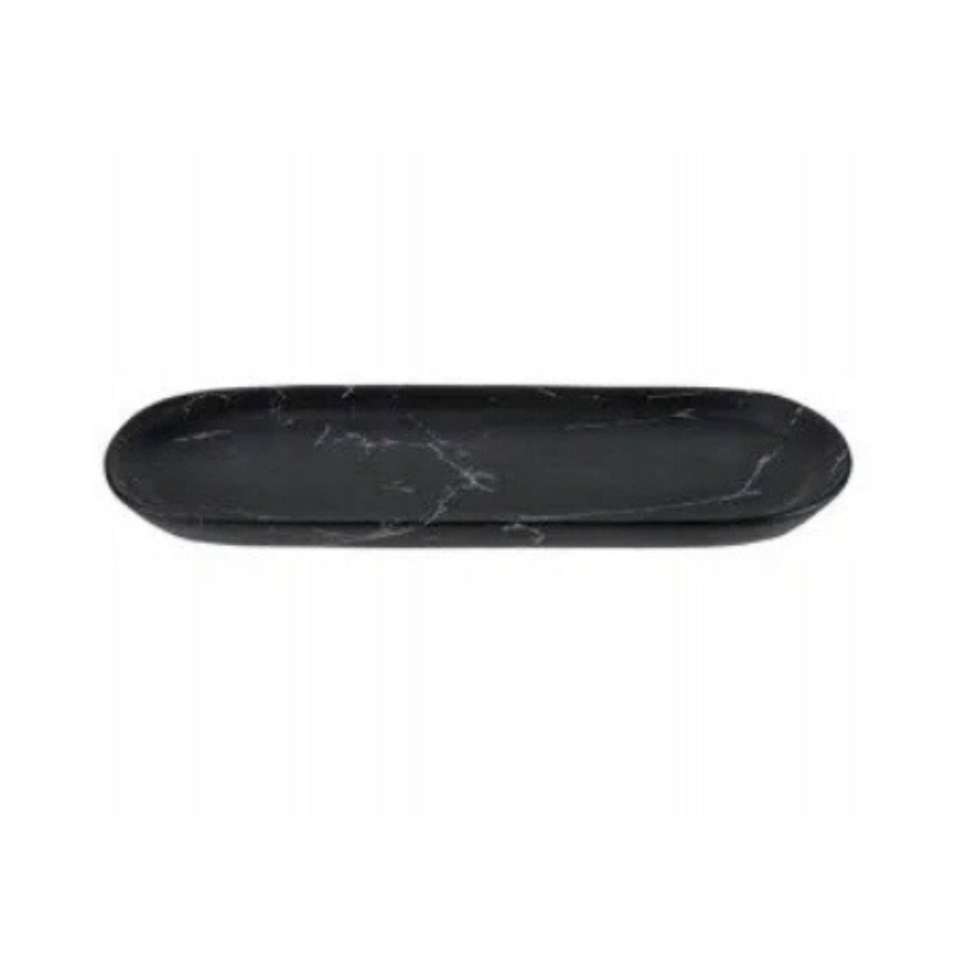 Livarno Home Decorative Tray Black Marble 30.5x12.2x2cm