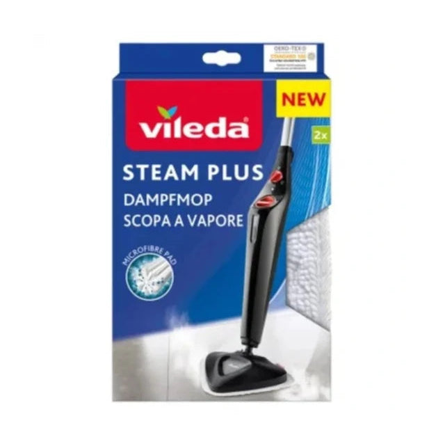 VILEDA Steam Plus Refill Pad, Pack of 2