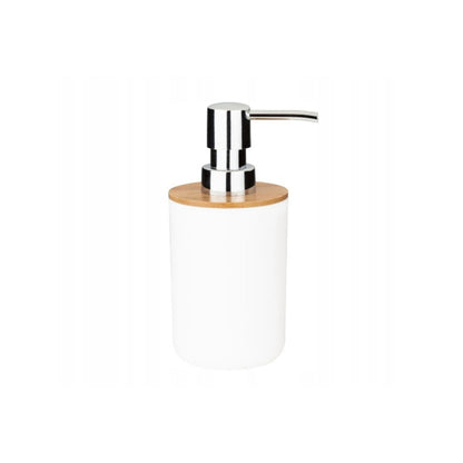 Livarno Home Standing Manual Soap Dispenser Plastic Bamboo 280ml