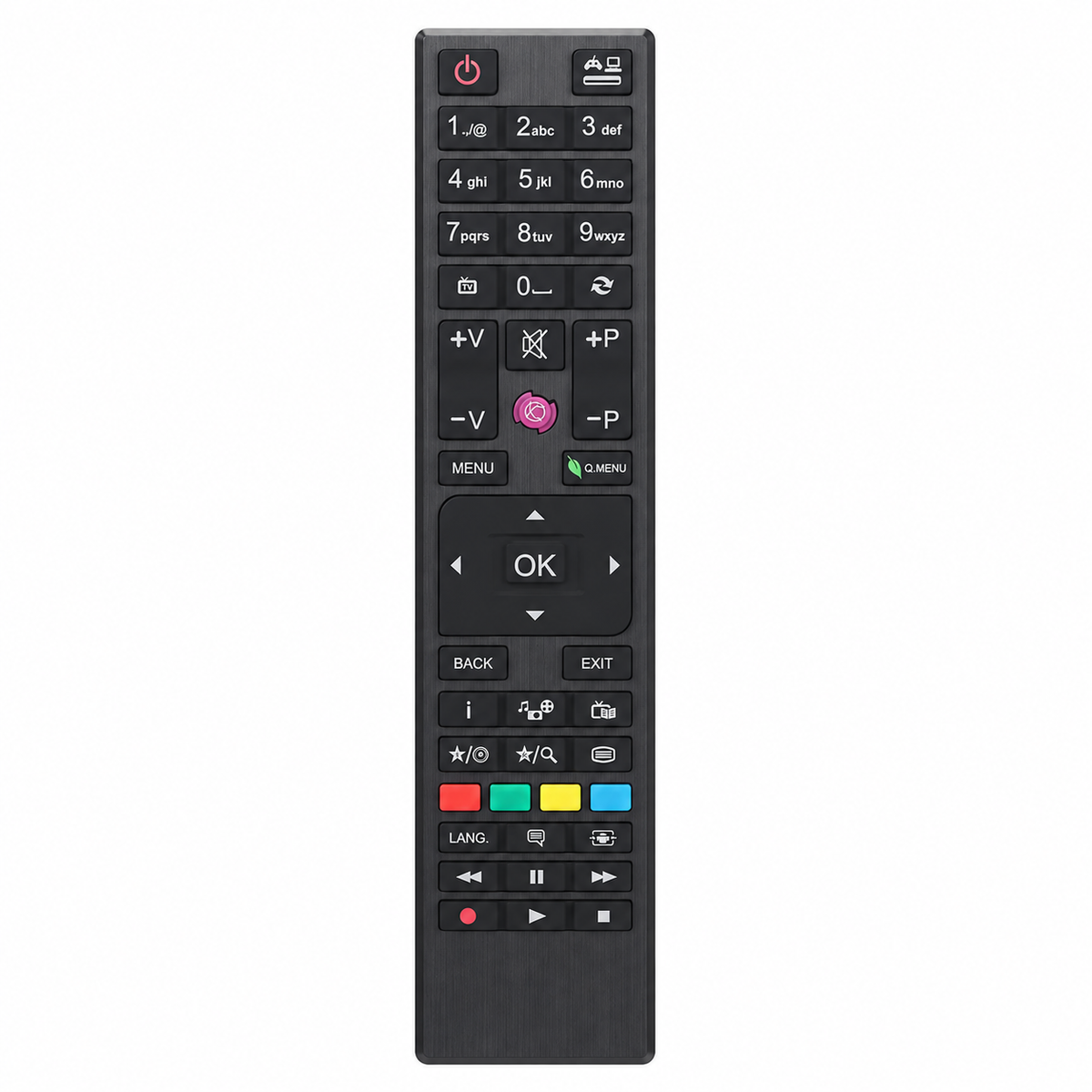 AULCMEET RC4876 Replacement Remote Control for LINSAR QILIVE TV