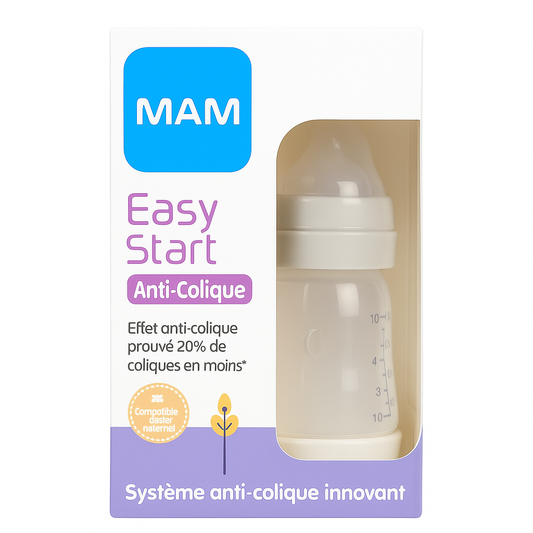 MAM Easy Start Anti-Colic Baby Bottle Pack – Self‑Sterilising, BPA Free