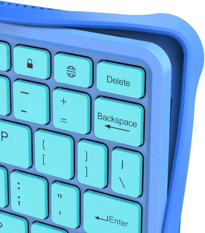 Blue Bluetooth Keyboard Case for Amazon Fire HD 10 Kids - Gomix Brands Outlet