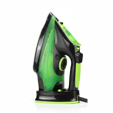 Sokany 2400W Ceramic Soleplate Steam Iron for Effortless Wrinkle Removal Green SOK2085