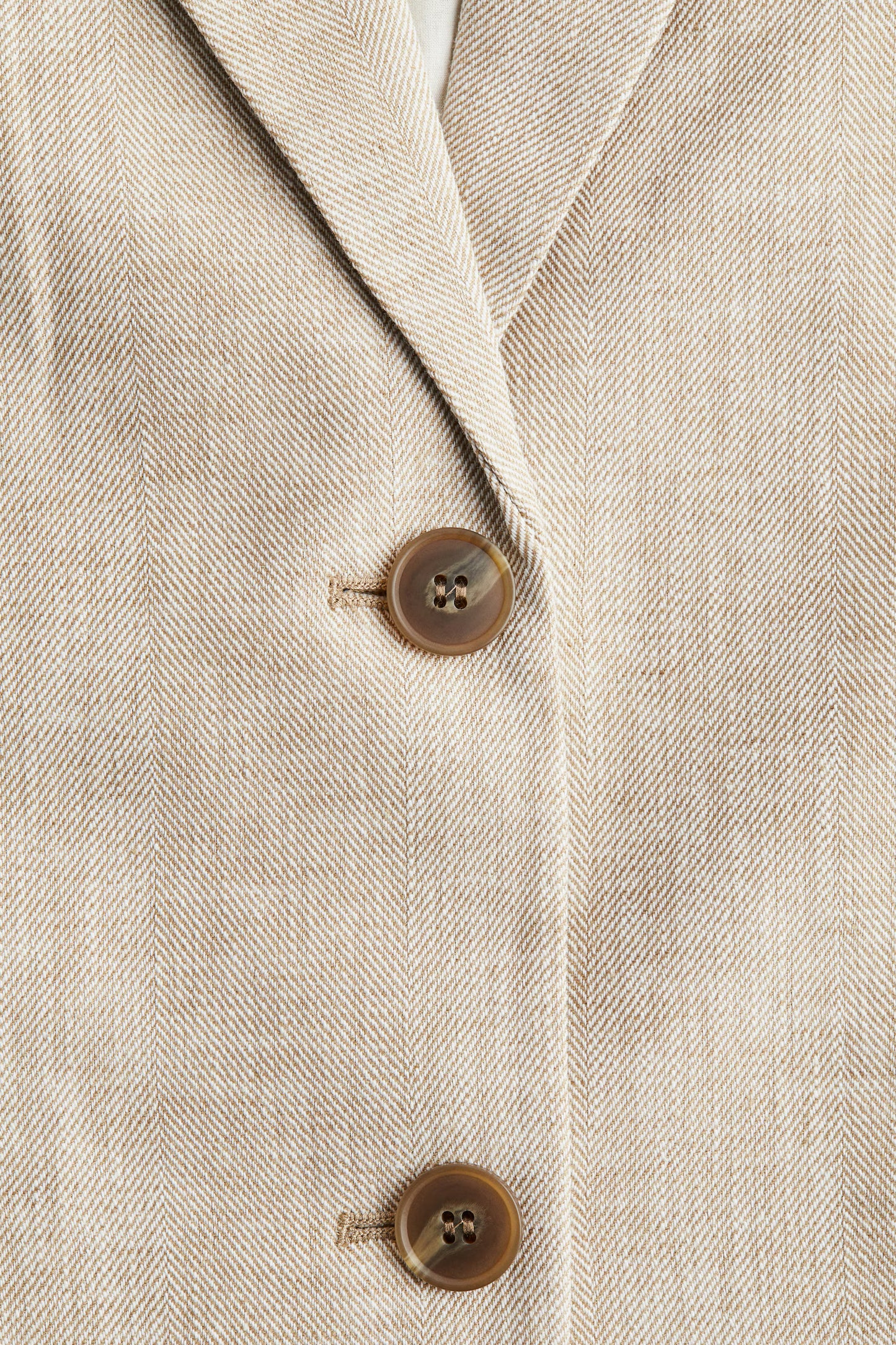 H&M Linen-Blend Blazer