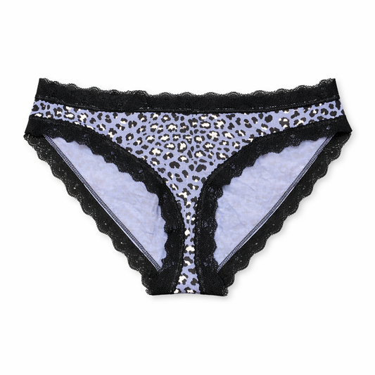 Flirtitude Leo Periwinkle Lace Bikini Panty