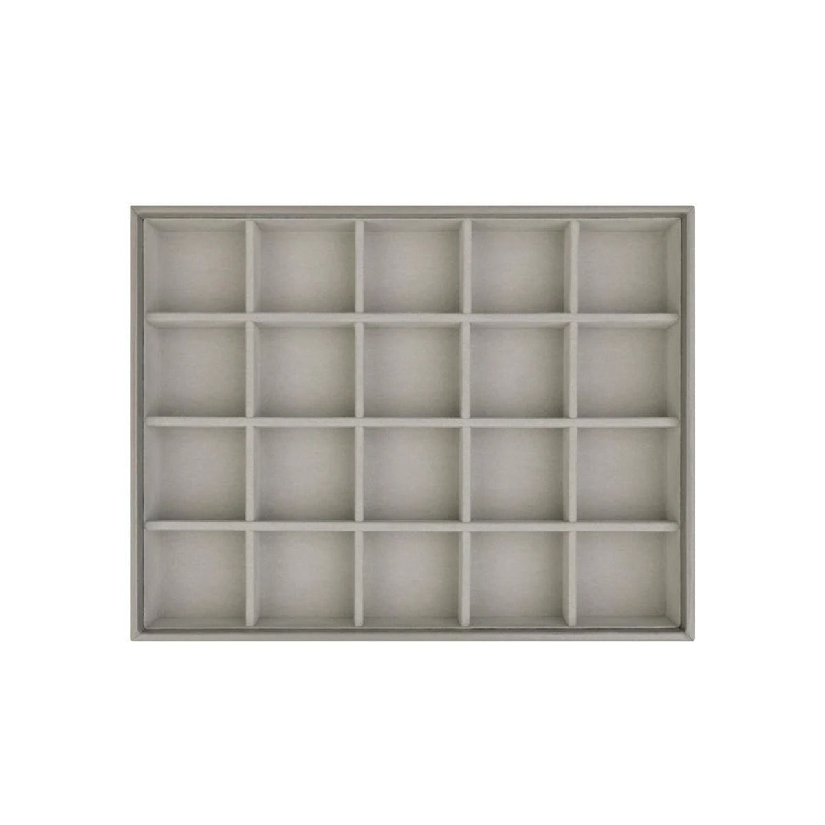 Esmara Stackable Velvet Jewelry Box 20-Compartment